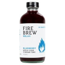 Fire Brew - RELAX Blueberry Apple Cider Vinegar Tonic (Non-Spicy Fire Cider Recipe)