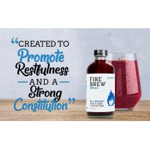 Fire Brew - RELAX Blueberry Apple Cider Vinegar Tonic (Non-Spicy Fire Cider Recipe)