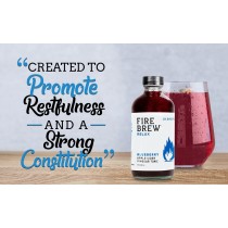 Fire Brew - RELAX Blueberry Apple Cider Vinegar Tonic (Non-Spicy Fire Cider Recipe)