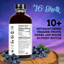 Fire Brew - RELAX Blueberry Apple Cider Vinegar Tonic (Non-Spicy Fire Cider Recipe)