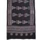 Prabhuji Meditation Yoga Prayer Shawl - Buddha - Black Large