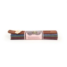Prabhuji Incense Gift Set - Flat Burner + 7 Harmony Incense Stick & Greeting May Love, Light, Peace & Wisdom be Yours Always