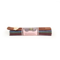 Prabhuji Incense Gift Set - Flat Burner + 7 Harmony Incense Stick & Greeting May Love, Light, Peace & Wisdom be Yours Always