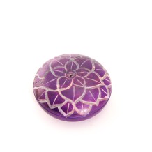 Prabhuji Incense Burner - Soapstone Pebble Crown Chakra Sahasrara 2.5"