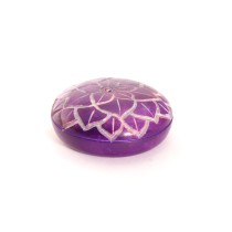 Prabhuji Incense Burner - Soapstone Pebble Crown Chakra Sahasrara 2.5"