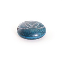 Prabhuji Incense Burner - Soapstone Pebble Third Eye Chakra Ajna 2.5"
