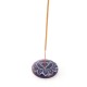 Prabhuji Incense Burner - Soapstone Pebble Throat Chakra Vishudha 2.5"