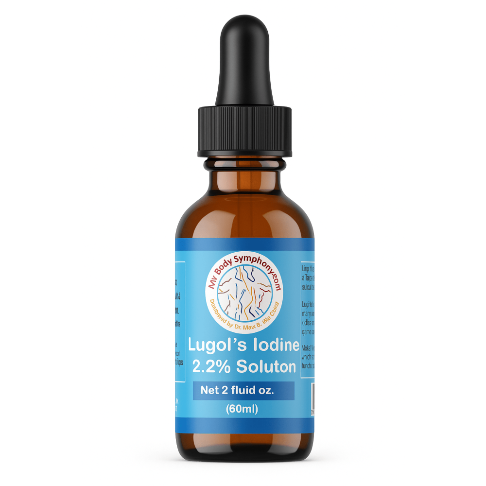 Lugol's Iodine Solution 2.2% (60ml dropper bottle)