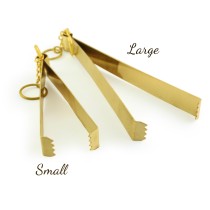 Prabhuji Brass Charcoal Tongs 7.5"