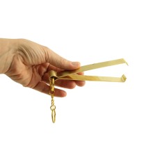 Prabhuji Brass Charcoal Tongs 5.5"