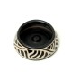 Prabhuji Incense Burner - Peruvian Ceramic Incense Burner for Stick and Cone Incense - Waves - 4.5"