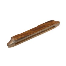 Prabhuji Decor - Wooden Mezuzah Case 9"x1.5" Peacock