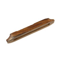 Prabhuji Decor - Wooden Mezuzah Case 9"x1.5" Peacock