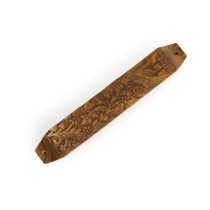 Prabhuji Decor - Wooden Mezuzah Case 9"x1.5" Garden