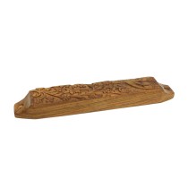 Prabhuji Decor - Wooden Mezuzah Case 9"x1.5" Garden