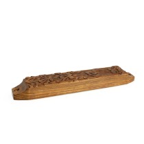 Prabhuji Decor - Wooden Mezuzah Case 9"x1.5" Ornamental