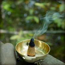 Prabhuji Kit - Palo Santo Cinnamon Cones With Burner