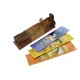 Prabhuji Incense Gift Set - Bamboo Burner + 3 Meditation Sticks Packs & Holiday Greeting - Best Wishes