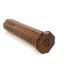 Prabhuji Incense Burner - Wooden Octagonal Tower