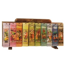Prabhuji Display Rack - Horizontal - 10  Fragrances Incense Sticks - 130 Packs