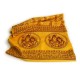 Prabhuji Meditation Yoga Prayer Shawl - Shiva, Parvati and Ganesh - Yellow Large