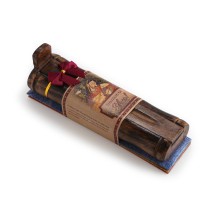 Prabhuji Incense Gift Set - Bamboo Burner + 3 Meditation Incense Stick & Greeting - Thinking of you
