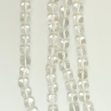 Prabhuji Prayer Mala Beads - Clear Crystal Quartz - 108 Prayer Beads
