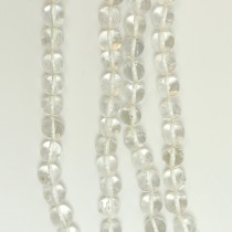 Prabhuji Prayer Mala Beads - Clear Crystal Quartz - 108 Prayer Beads
