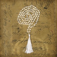 Prabhuji Prayer Mala Beads - Clear Crystal Quartz - 108 Prayer Beads