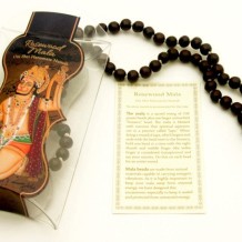 Prabhuji Prayer Mala Beads - Rosewood - 108 Prayer Beads