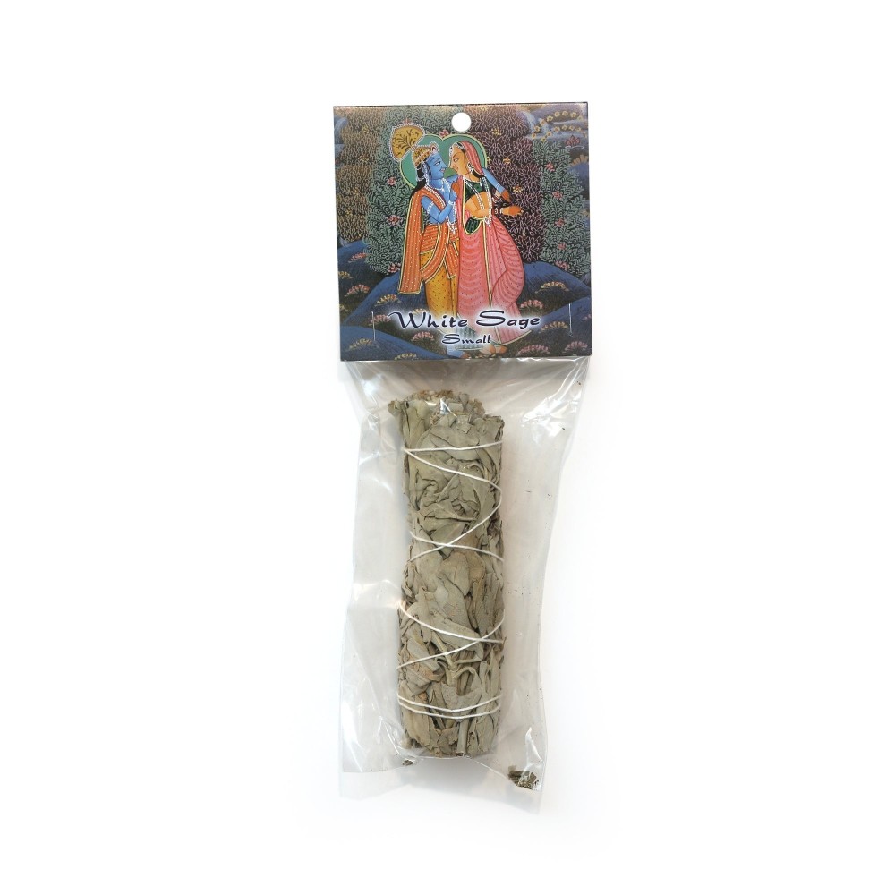 Prabhuji White Sage Smudge Stick - Small Bundle (5"-6")