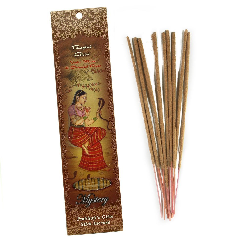 Prabhuji Incense Sticks Ragini Ahiri - Vedic Musk and Oriental Rose - Prayfulness Prabhuji Incense Sticks Ragini Ahiri - Vedic Musk and Oriental Rose - Prayfulness
