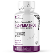 Nutri Resverperine (Trans Resveratrol with Piperine & Fisetin) 1000mg - 60ct