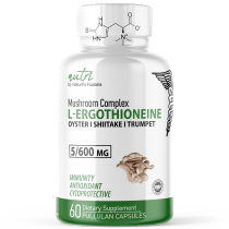 Ergothioneine Organic Mushroom Complex - 5mg & 600mg