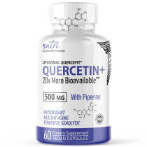 Nutri Quercetin+ Phytosome with Piperine - 500mg - 60ct