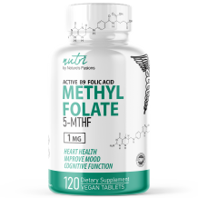 Methylfolate 1 MG - 120 Vegan Tablets