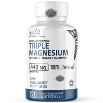 Triple Magnesium 440mg (Glycinate, Malate, Taurinate)