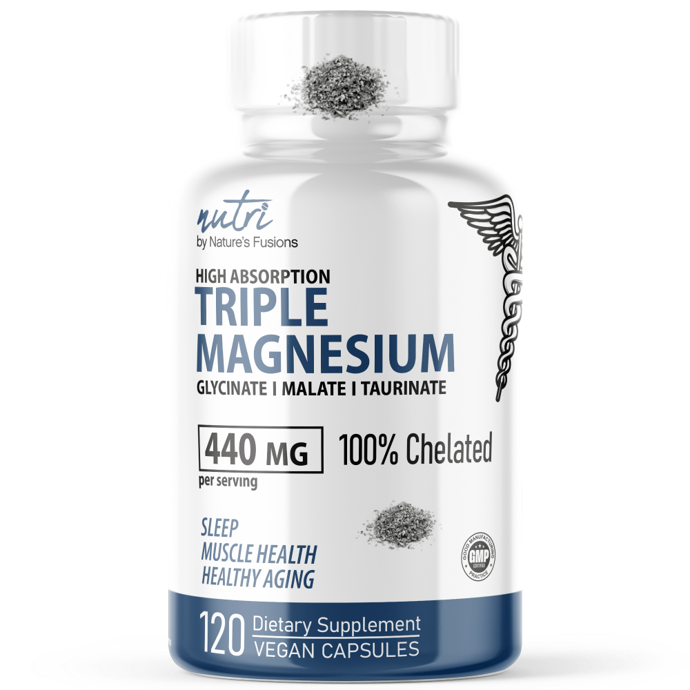 Triple Magnesium 440mg (Glycinate, Malate, Taurinate)
