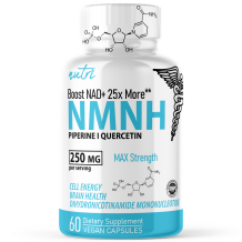 NMNH 250mg (DihydroNMN+ Quercetin & Piperine) 60ct