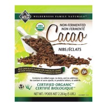 Cacao Nibs | Raw | Certified Organic | Non-Fermented | 5LB | Case of 6