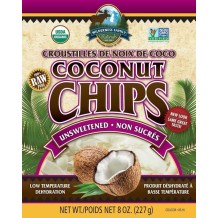 Wildly organic - Coconut | Dehydrated at 98 degrees | Certified Organic | unsweetened | chips | 25 lbs.