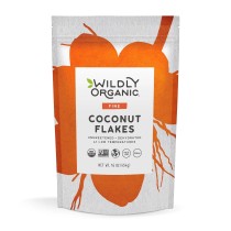 Coconut | Dehydrated at 98 degrees | unsweetened | Certified Organic | fine flakes | 5 lbs | Case of 6