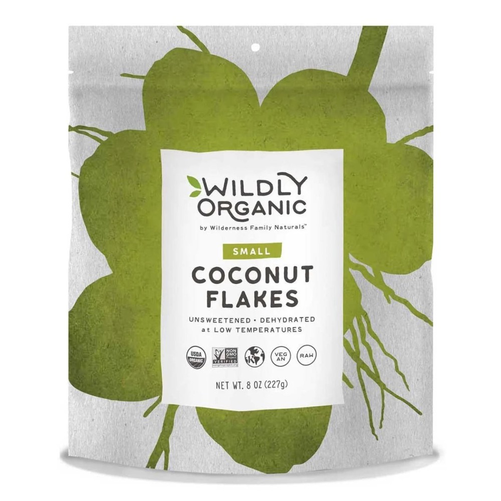 Coconut | Dehydrated at 98 Degrees | Unsweetened | Certified Organic | Small Flakes | 16 OZ
