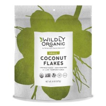 Coconut | Dehydrated at 98 degrees | unsweetened | Certified Organic | small flakes | 25 lbs.