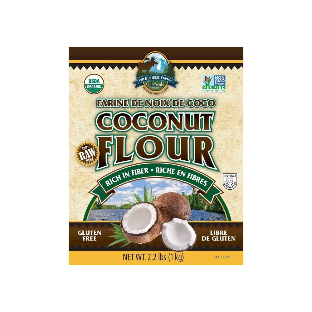Coconut Flour/Fiber | Certified Organic | Raw | 5 lbs.