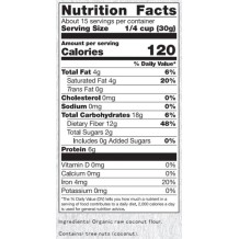 Coconut Flour/Fiber | Certified Organic | Raw | 5 lbs.