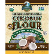 Coconut Flour/Fiber | Certified Organic | Raw | 25 lbs. (11.34 Kgs.)