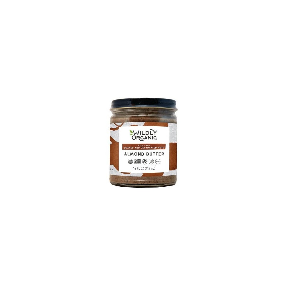 Nut Butter | Organic | Raw | Soaked & Dried | Almond | 14 oz. jar