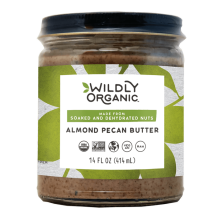 Nut Butter | Organic | Raw | Soaked & Dried | Almond-Pecan | 14 oz  jar