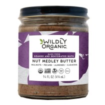 Nut Butter | Organic | Raw | Soaked & Dried | Nut Medley | 14 oz jar